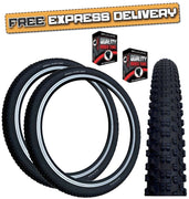 Kenda SMALL BLOCK 8 EIGHT 27.5 x 2.10 BLACK Mountain Bike TYRE s TUBE s K-1047