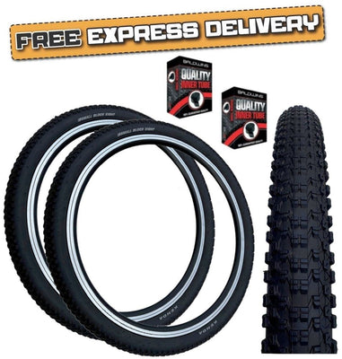 Kenda SMALL BLOCK 8 EIGHT 27.5 x 2.10 BLACK Mountain Bike TYRE s TUBE s K-1047