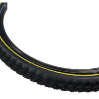 KENDA 26 x 2.10 Off Road Mountain Bike Black Yellow Stripes TYRE s TUBE s