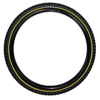 KENDA 26 x 2.10 Off Road Mountain Bike Black Yellow Stripes TYRE s TUBE s