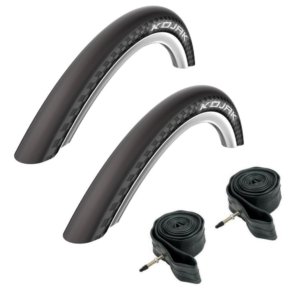 Schwalbe Kojak 26 x 1.35 Black Slick Mountain Bike MTB Road TYRE s TUB Baldwins Cycles Ltd