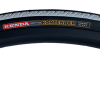 KENDA KONTENDER 700 x 23c WHITE STRIPES Road Racing Bike TYREs TUBEs