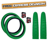 KENDA KRAKPOT 20 x 1.95 GREEN Kids BMX Bike Freestyle Street TYREs TUBEs K-90