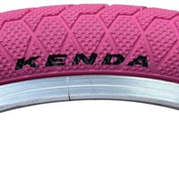 KENDA KRACKPOT 20 x 1.95 PINK Kids BMX Bike Freestyle Street TYREs TUBEs K-90