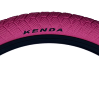 KENDA KRAKPOT 20 x 1.95 PINK Kids BMX Bike Freestyle Street TYREs TUBEs K-90