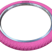 KENDA KRACKPOT 20 x 1.95 PINK Kids BMX Bike Freestyle Street TYREs TUBEs K-90