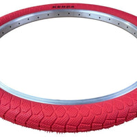 KENDA KRAKPOT 20 x 1.95 RED Kids BMX Bike Freestyle Street TYREs TUBEs K-90