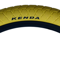 KENDA KRAKPOT 20 x 1.95 YELLOW Kids BMX Bike Freestyle Street TYREs TUBEs K-90