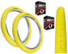 KENDA KRACKPOT 20 x 1.95 YELLOW Kids BMX Bike Freestyle Street TYREs TUBEs K-90