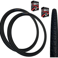 Kenda Kross Cyclo 700 x 35c Hybrid Trekking Off Road Knobby Bike TYREs TUBEs