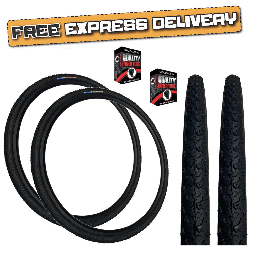 Kenda Kross Cyclo 700 x 35c Hybrid Trekking Off Road Knobby Bike TYREs TUBEs