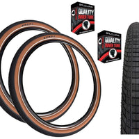 Kenda KWICK SPORT COFFEE 27.5 x 2.40 K-Shield Puncture Protect Bike TYREs TUBEs