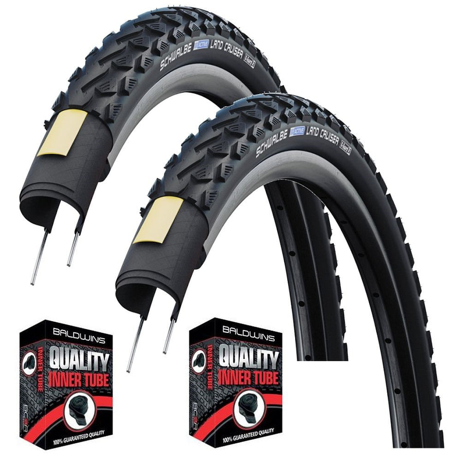 Schwalbe LAND CRUISER 26 x 1.75 Mountain Bike Tyre BLACK