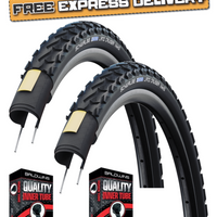Schwalbe LAND CRUISER 700 x 40c Black Hybrid Trekking Bike Bicycle TYRE s TUBE s
