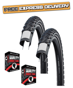 Schwalbe LAND CRUISER PLUS 27.5 x 2.0 Puncture Resistant Hybrid Bike TYREs TUBEs