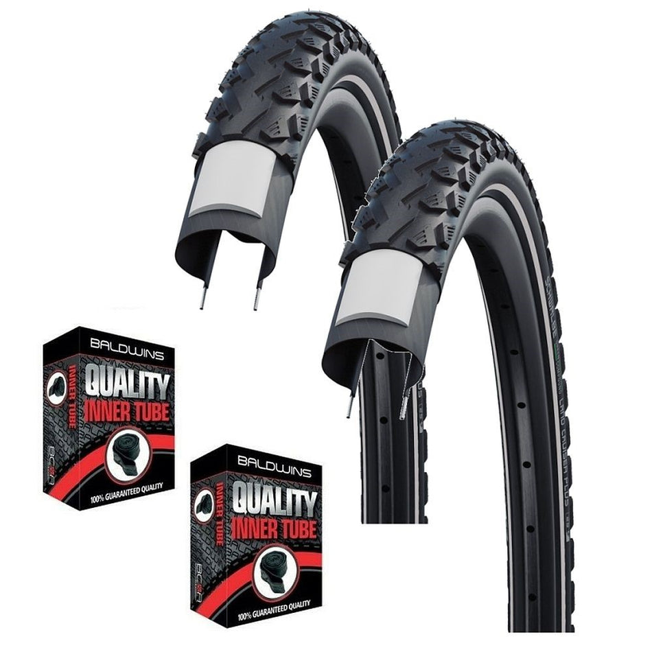 Schwalbe LAND CRUISER PLUS 27.5 x 2.0 Mountain Bike Tyre BLACK