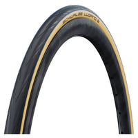 Schwalbe LUGANO 700 x 25c TAN AMBER WALL Slick Road Racing Bike TYREs / TUBEs