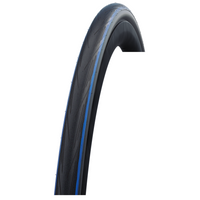 PAIR Schwalbe LUGANO 700 x 25c BLUE STRIPES Slick Road Racing Bike TYRES