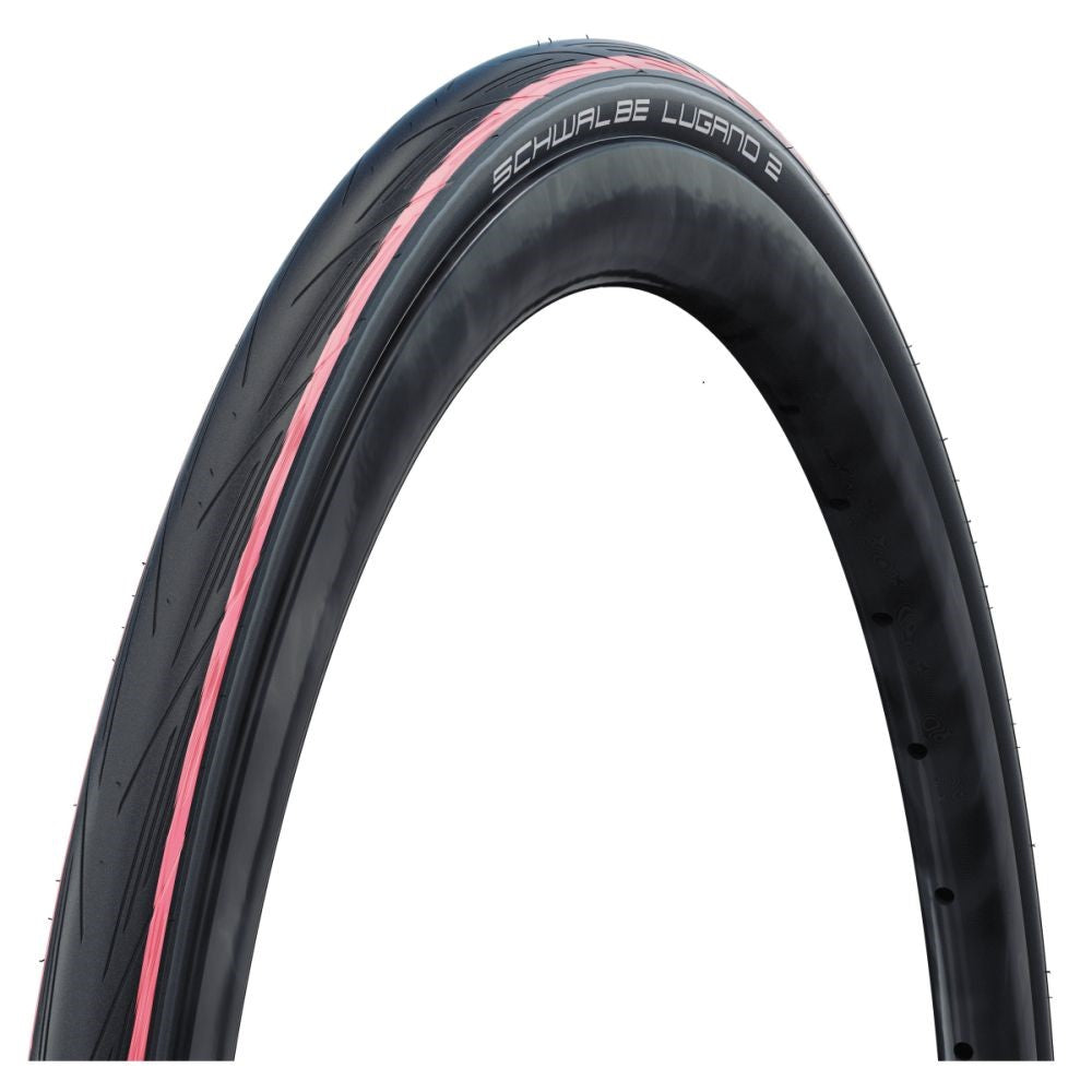 Schwalbe LUGANO 700 x 25c Bike Tyre RED STRIPES – Baldwins Cycles Ltd