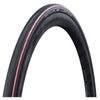 Schwalbe LUGANO 700 x 25c RED STRIPE Slick Road Racing Bike TYREs / TUBEs