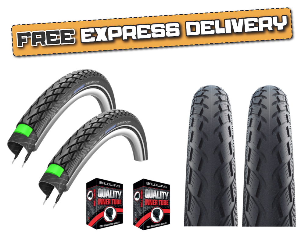 Schwalbe Marathon 28" x 2.00 Greenguard Endurance Black Reflex Wired Tyre