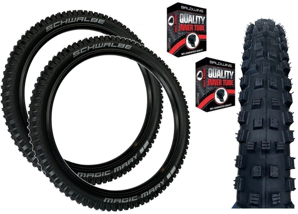 Schwalbe MAGIC MARY 27.5 x 2.40 BIKE PARK Performance ADDIX MTB TYRE s TUBE s