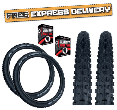 Schwalbe Nobby Nic 27.5 x 2.25 Performance Lite Addix Black Wired TYREs TUBEs