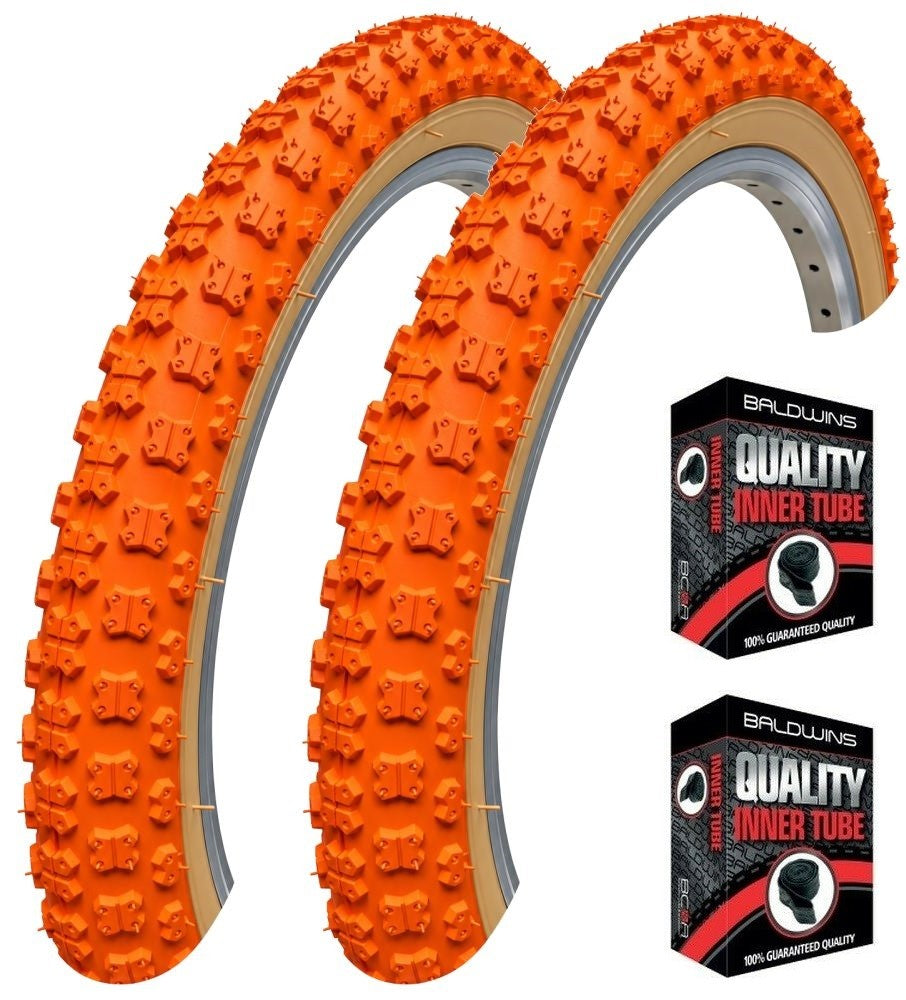 Baldys 16 x 1.75 Orange / Tan Wall Compe 3 Tread
