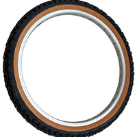 Baldy's PANTHER 16 x 1.95 BROWN WALL Chunky Mountain Bike TYRE s TUBE s