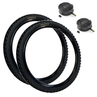 Kenda 26 x 1.95 Mountain Bike TYREs TUBEs Off Road MTB Bike Knobby Tread Black