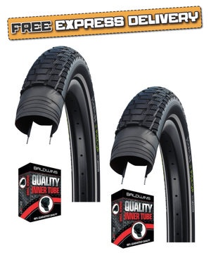 Schwalbe PICK UP 24 x 2.35 Kids Cargo Mountain Bike Slick Road TYREs TUBEs
