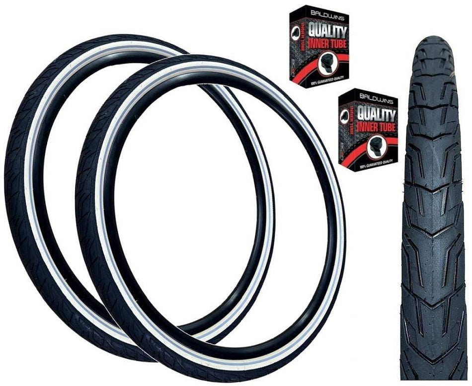 Continental RIDE CITY 700 x 45c (28 x 1.75) Hybrid Bike Tyre CREAM WALL