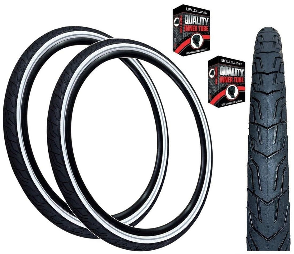 Continental RIDE CITY 700 x 45c (28 x 1.75) Hybrid Bike Tyre WHITE WALL