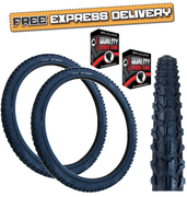 Kujo MR RAMAPO 24 x 2.10 BLACK Childrens Kids Mountain Bike TYRE s TUBE s