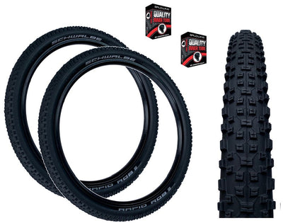 Schwalbe RAPID ROB 26 x 2.25 Off Road Mountain Bike Cycle Black TYREs TUBEs