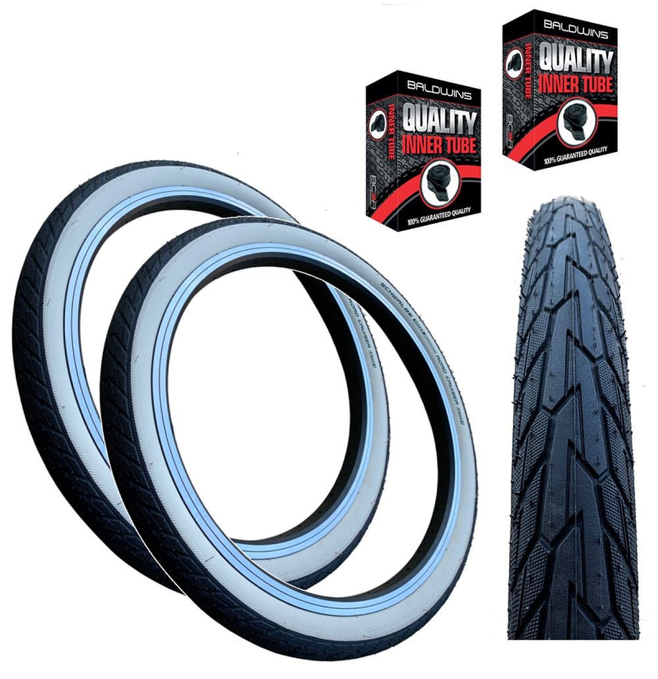 Schwalbe ROAD CRUISER 24 x 1.75 Bike Tyre WHITE WALL