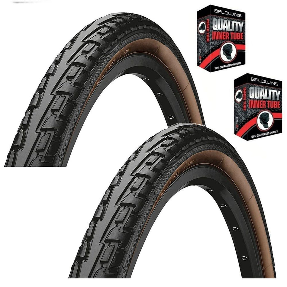 Continental RIDE TOUR 26 x 1.75 Mountain Bike Tyre BROWN WALL