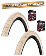 Continental RIDE TOUR 26 x 1.75 CREAM Mountain Bike Road TYREs TUBEs
