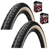 Continental RIDE TOUR 26 x 1.75 WHITE WALL Mountain Bike Road TYREs TUBEs