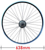 Baldy's 6 Speed 700c Road Racing Bike Rear Wheel BLACK Quick Release Hub