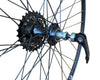 Baldy's 6 Speed 700c Road Racing Bike Rear Wheel BLACK Quick Release Hub