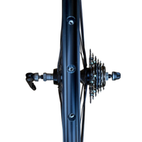 Baldy's 6 Speed 700c Hybrid / Trekking Bike Rear Wheel BLACK Quick Release Hub