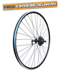 Baldy's 7 Speed 700c Hybrid / Trekking Bike Rear Wheel BLACK Quick Release Hub