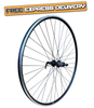 Baldys 700c 8/9/10 Speed Cassette Hybrid Bike Rear Wheel BLACK QR Hub