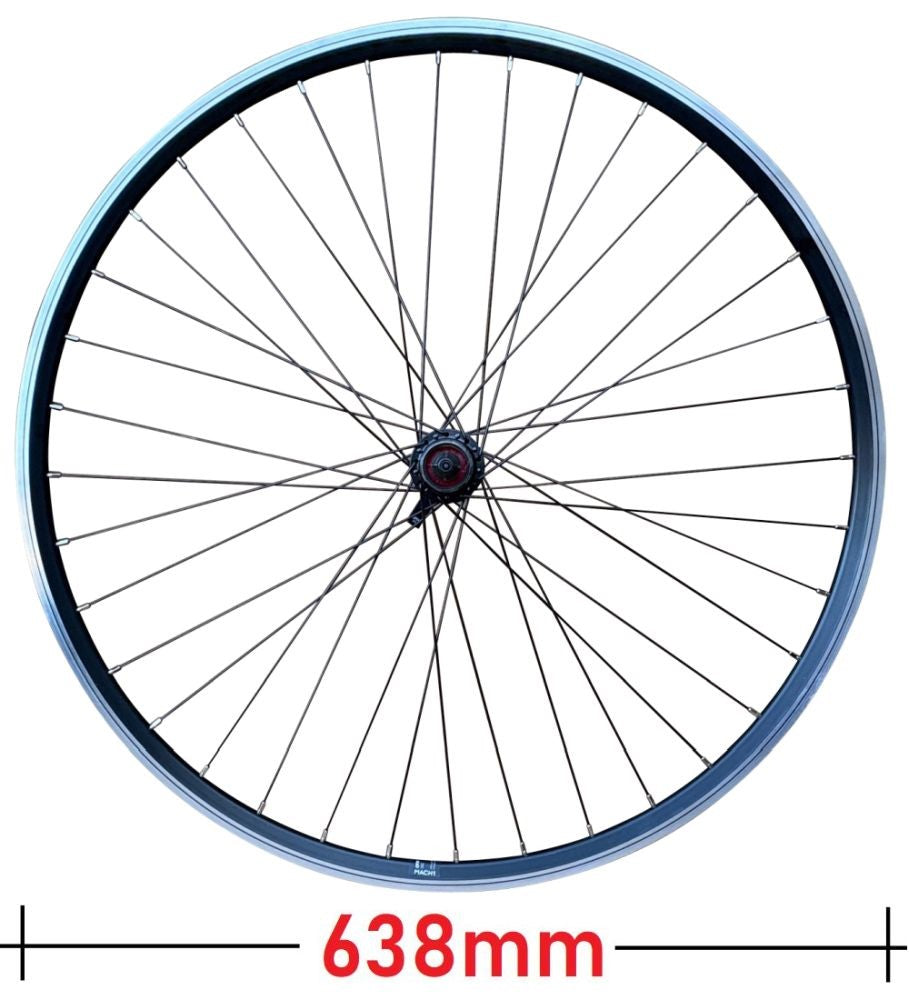 Baldys 700c 8/9/10/11 Speed Cassette Road Racing Bike Rear Wheel BLACK QR Hub