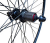 Baldys 700c 8/9/10 Speed Cassette Hybrid Bike Rear Wheel BLACK QR Hub