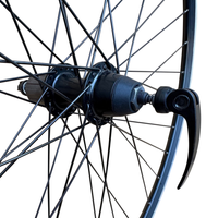 Baldys 700c 8/9/10 Speed Cassette Hybrid Bike Rear Wheel BLACK QR Hub