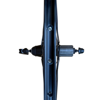 Baldys 700c 8/9/10 Speed Cassette Hybrid Bike Rear Wheel BLACK QR Hub