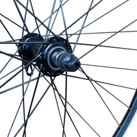 Baldy's 700c Hybrid / Trekking Bike FRONT Wheel BLACK Quick Release Hub