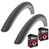 Schwalbe ROAD CRUISER REFLECTIVE 700 x 35c Puncture Resistant Bike TYRE s TUBE s